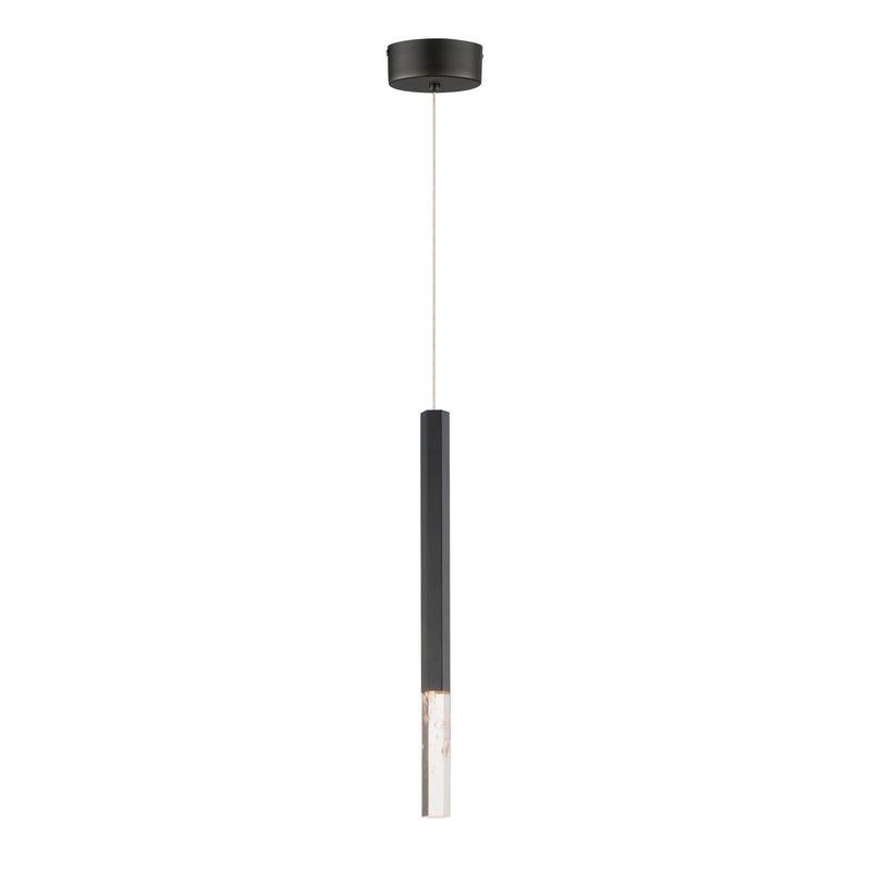 ET2 E11021-95BK Diaphane LED Pendant, Black