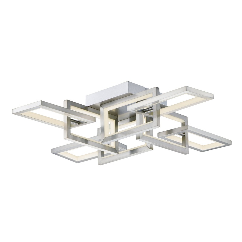 ET2 E20352-SN Link LED Flush Mount, Satin Nickel