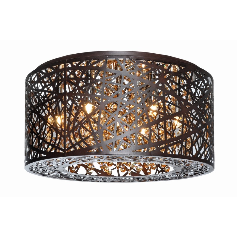 ET2 E21300-10BZ/BUL Inca LED Flush Mount, Bronze