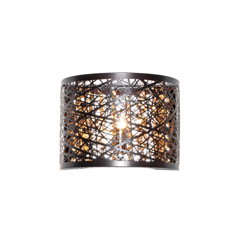 ET2 E21302-10BZ Inca One Light Wall Sconce, Bronze