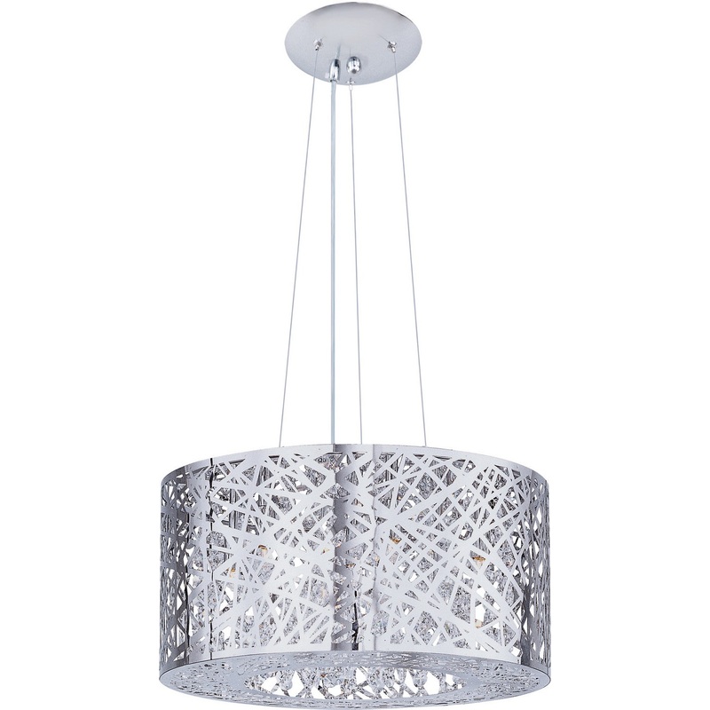ET2 E21309-10PC/BUL Inca LED Pendant, Polished Chrome