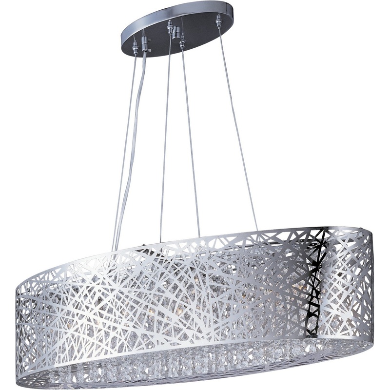 ET2 E21310-10PC/BUL Inca LED Pendant, Polished Chrome