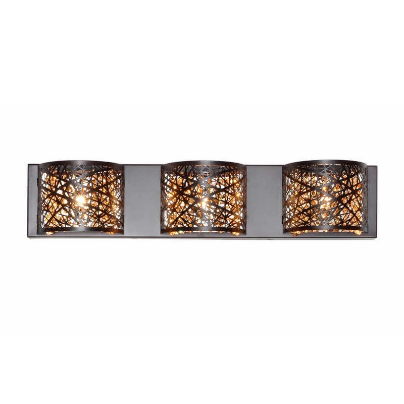 ET2 E21316-10BZ/BUL Inca LED Bath Vanity, Bronze