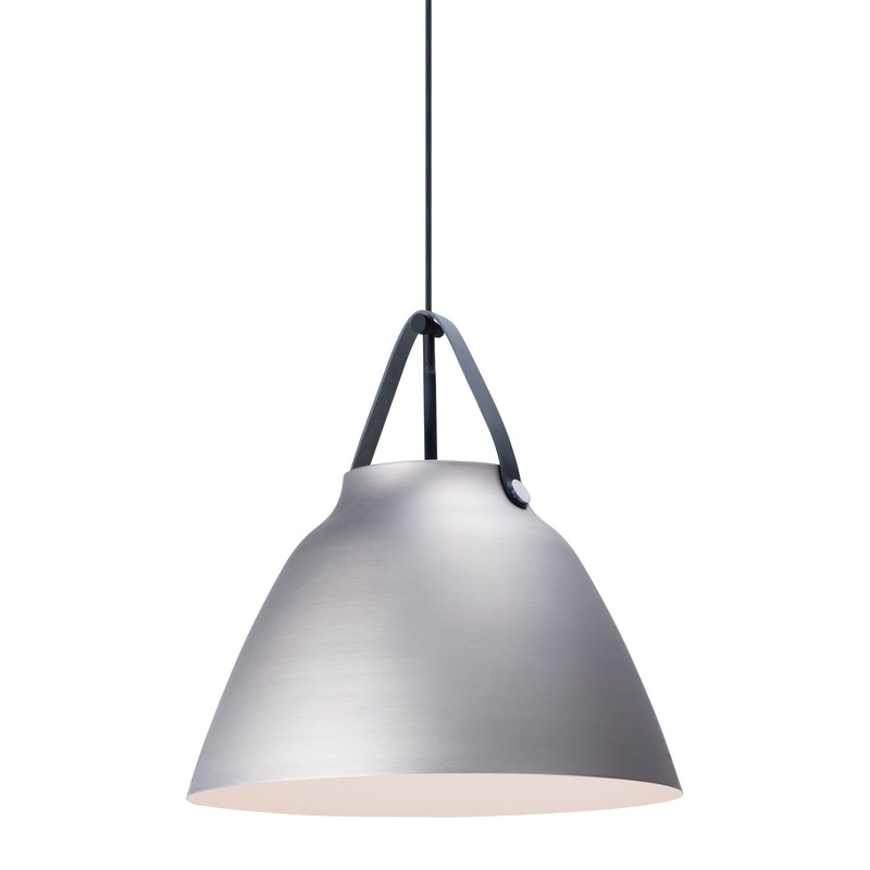 Maxim 11358BKBP Nordic One Light Pendant, Black / Brushed Platinum