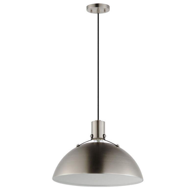 Maxim 12048SN Dawn One Light Pendant, Satin Nickel