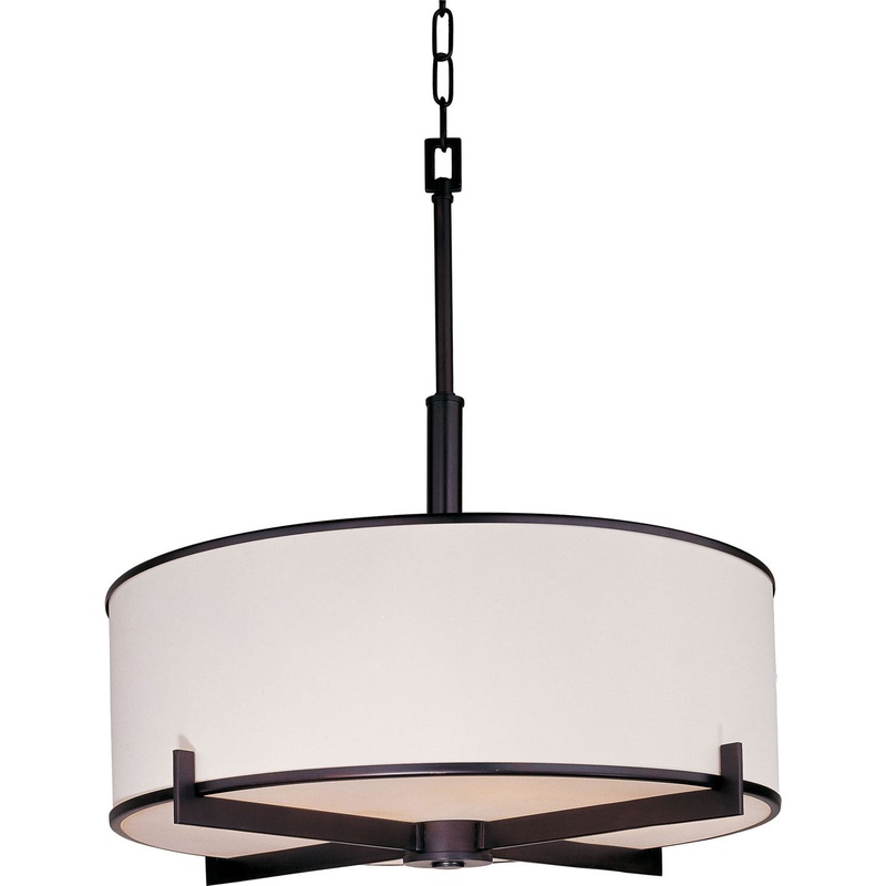 Maxim 12053WTOI Nexus Four Light Pendant, Oil Rubbed Bronze