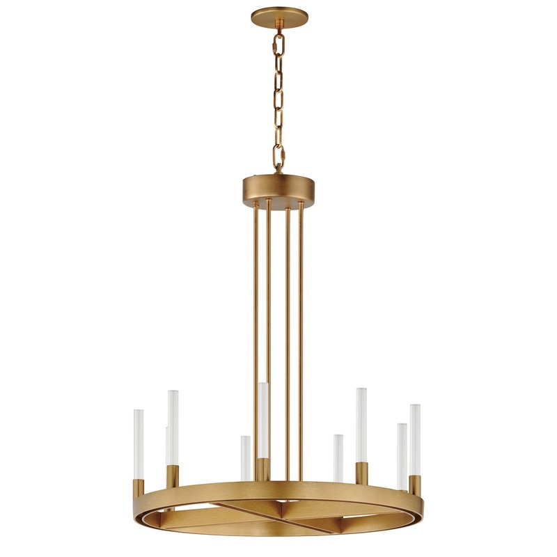 Maxim 16162CRGLD Ovation LED Chandelier, Gold