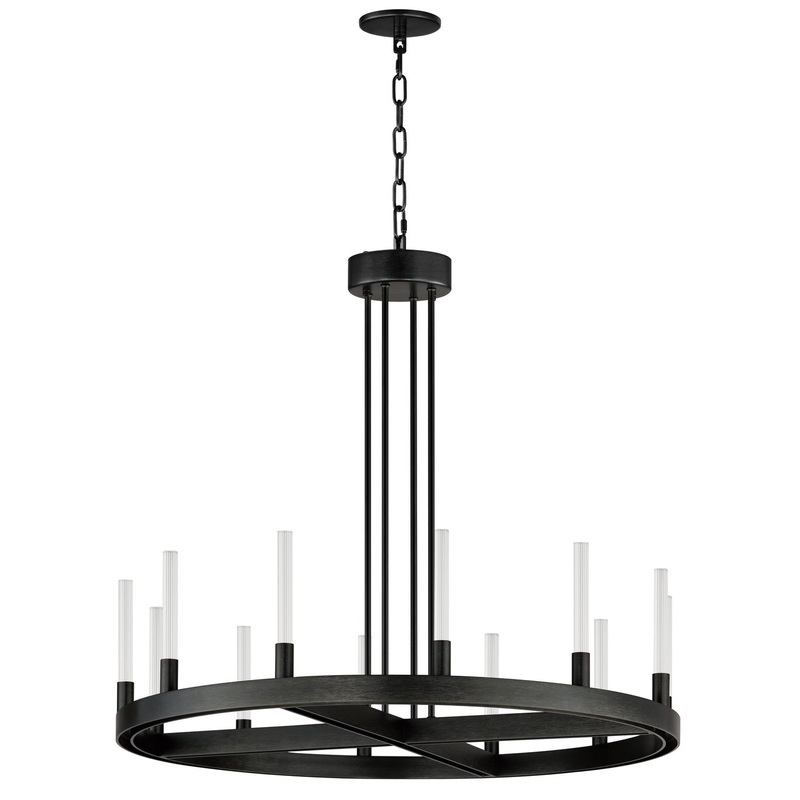 Maxim 16164CRBK Ovation LED Chandelier, Black