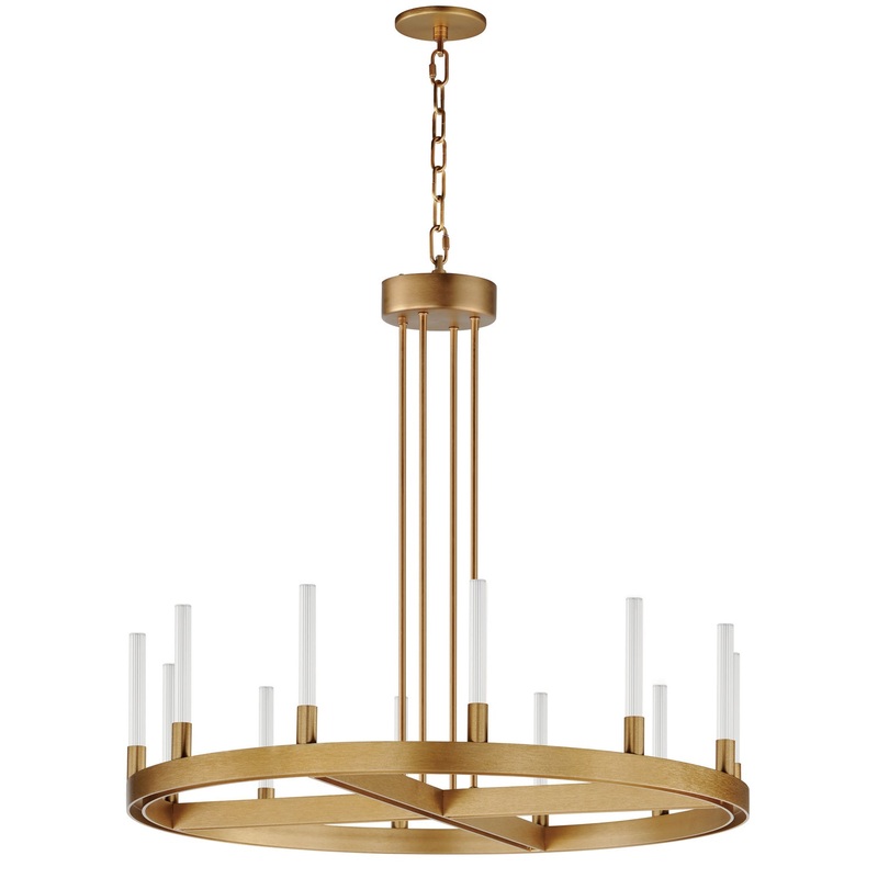 Maxim 16164CRGLD Ovation LED Chandelier, Gold