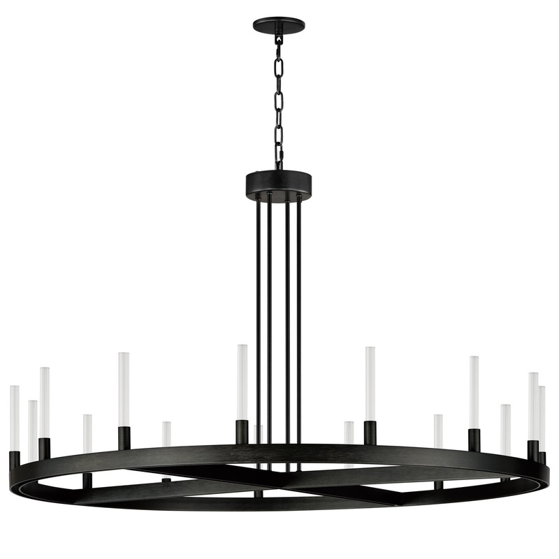 Maxim 16168CRBK Ovation LED Chandelier, Black