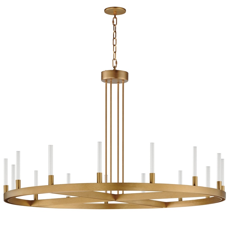Maxim 16168CRGLD Ovation LED Chandelier, Gold