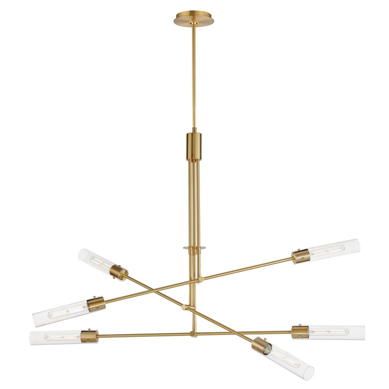 Maxim 26376CLNAB Equilibrium LED Pendant, Natural Aged Brass