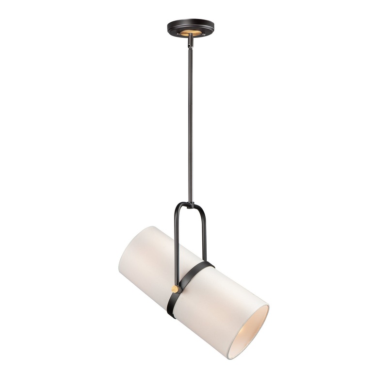 Maxim 11101OFBZAB Oscar Two Light Pendant, Bronze / Antique Brass