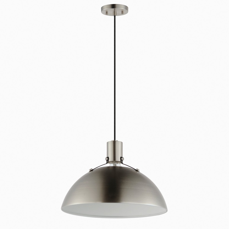 Maxim 12045SN Dawn One Light Pendant, Satin Nickel