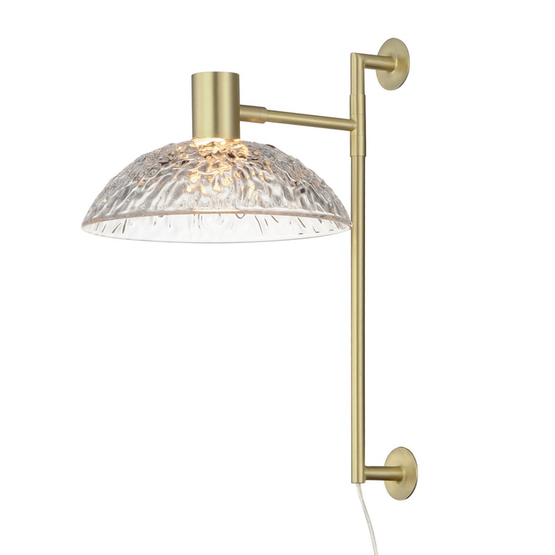 Maxim 24980TCSBR Metropolis LED Wall Sconce, Satin Brass
