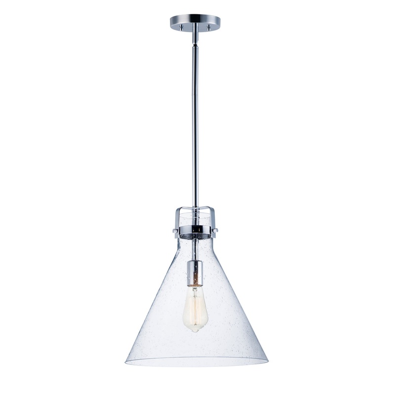 Maxim 26119CDPC Seafarer One Light Pendant, Polished Chrome