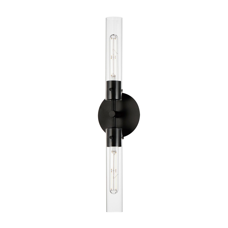 Maxim 26370CLBK Equilibrium LED Wall Sconce, Black