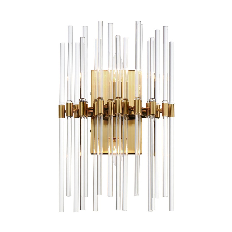 Maxim 38409CLHR Divine Two Light Wall Sconce, Heritage