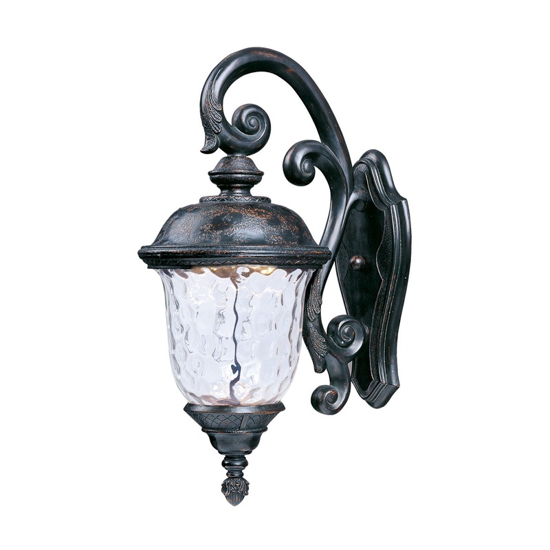 Maxim 55497WGOB Carriage House LED LED Outdoor Wall Sconce, Oriental Bronze