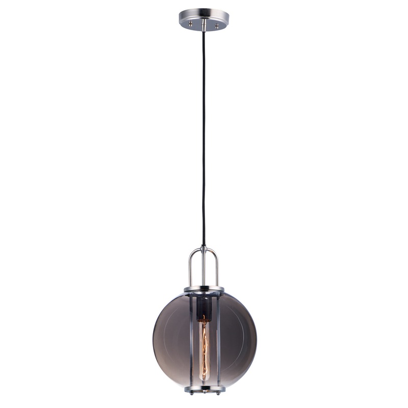 Maxim 10084MSKPN Minaret One Light Pendant, Polished Nickel