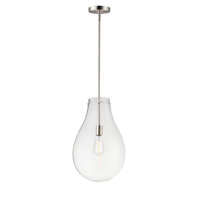 Maxim 10162CLSN Gourd One Light Pendant, Satin Nickel