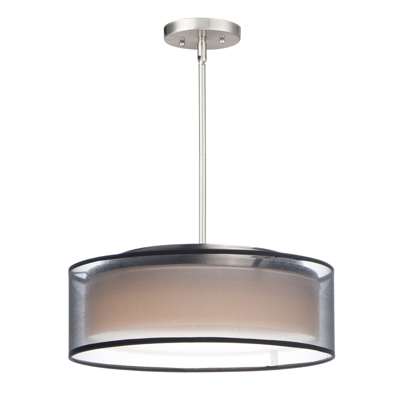 Maxim 10224BOSN Prime LED Pendant, Satin Nickel