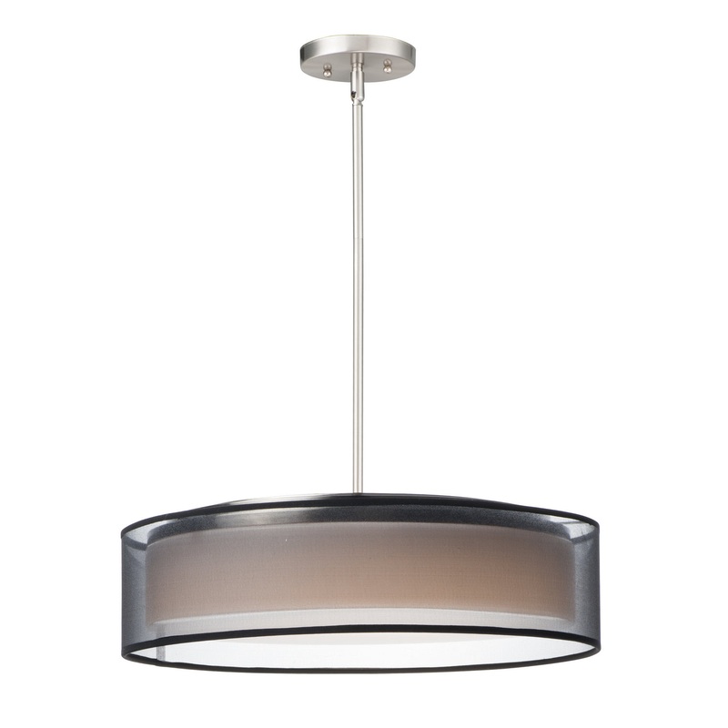 Maxim 10226BOSN Prime LED Pendant, Satin Nickel