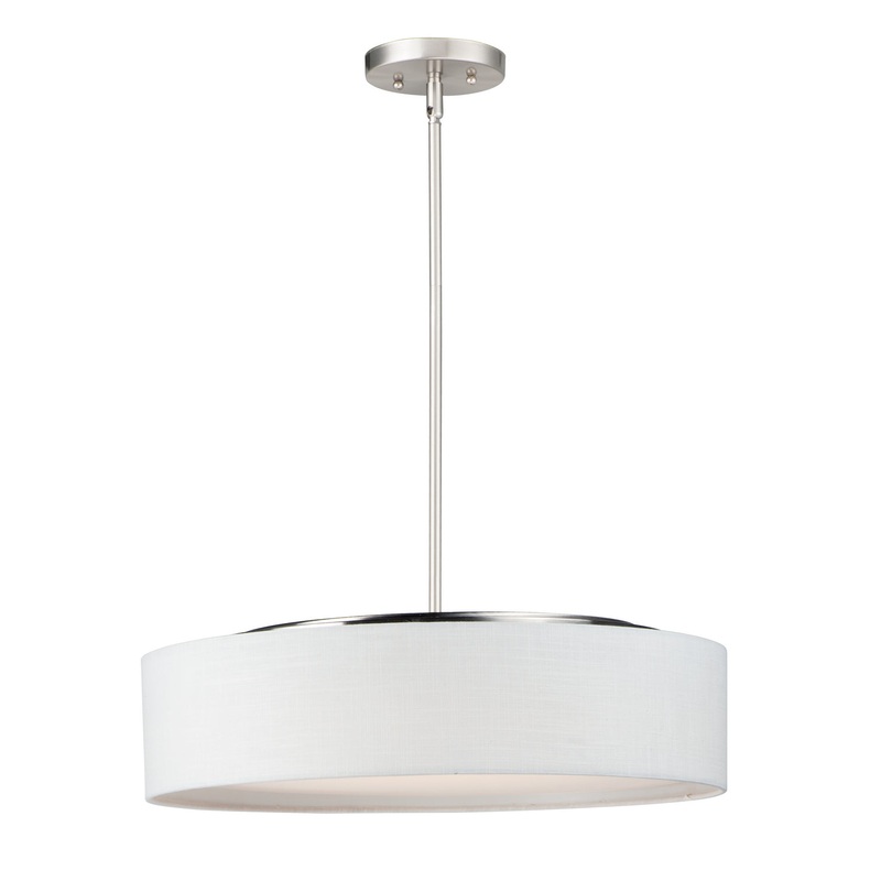 Maxim 10226WLSN Prime LED Pendant, Satin Nickel