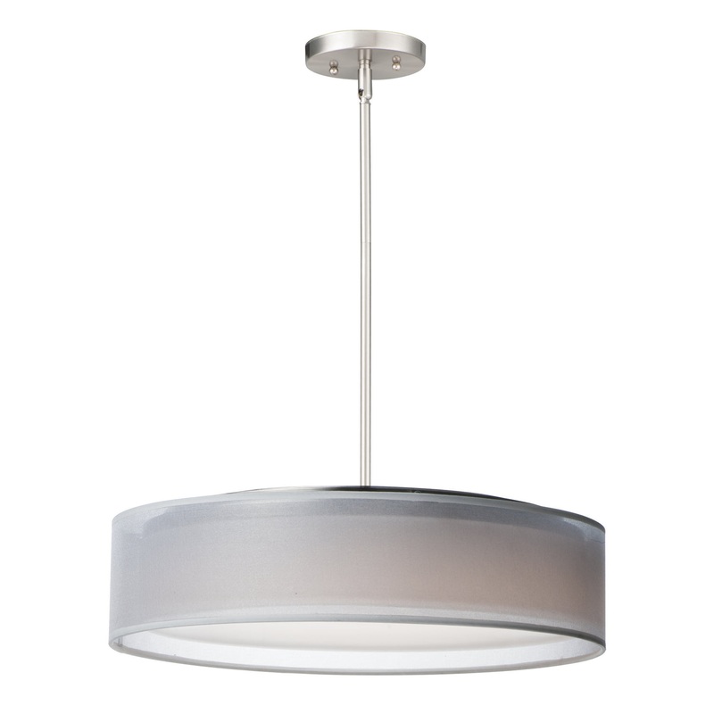 Maxim 10226WOSN Prime LED Pendant, Satin Nickel