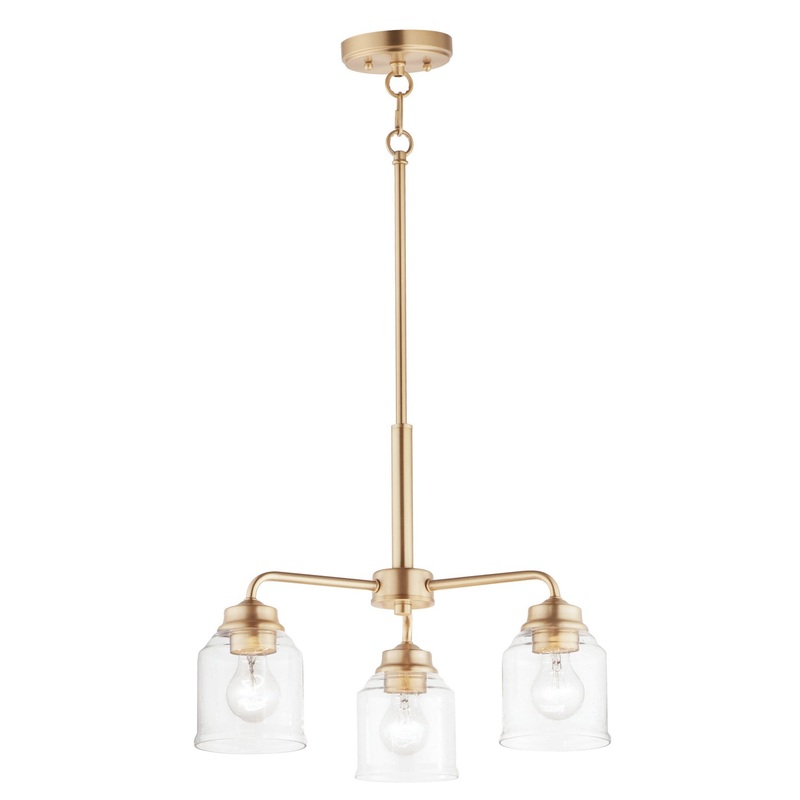 Maxim 12260CDHR Acadia Three Light Semi-Flush Mount/Chandelier, Heritage