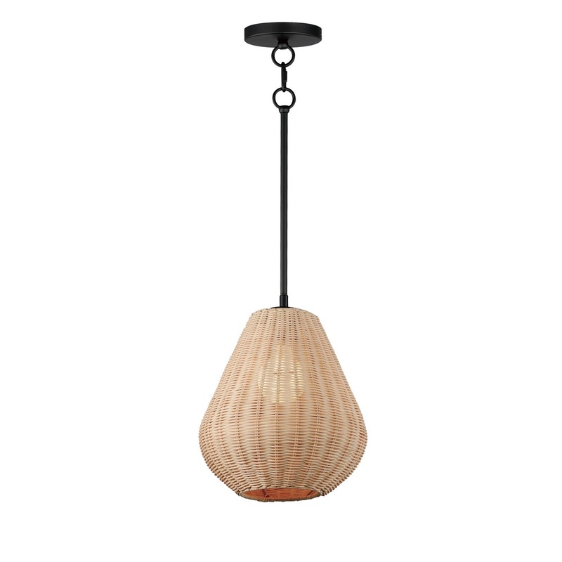 Maxim 12602NABK Maldives LED Pendant, Black