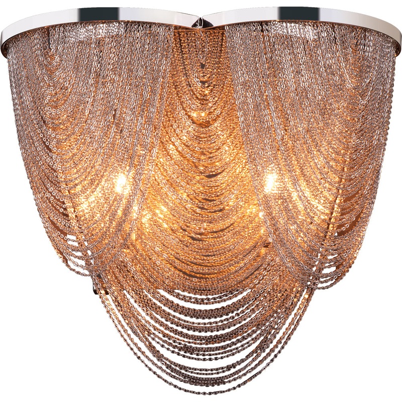 Maxim 21469NKPN Chantilly Two Light Wall Sconce, Polished Nickel