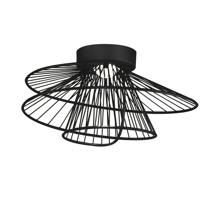 Maxim 24170BK Zeta LED Flush Mount, Black
