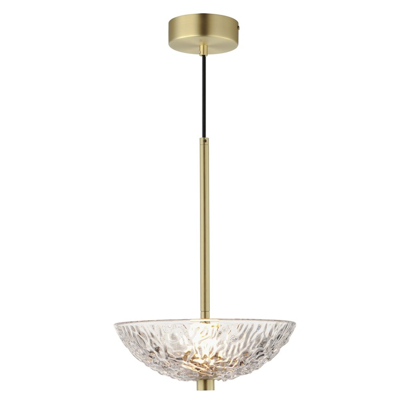Maxim 24981TCSBR Metropolis LED Wall Sconce, Satin Brass