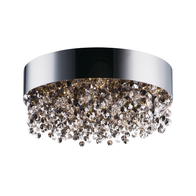 Maxim 39650MSKPC Mystic LED Flush Mount, Polished Chrome