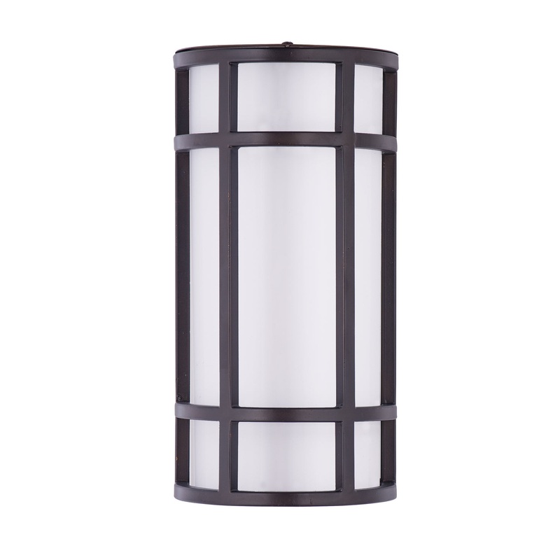 Maxim 55571WTBZ Moon Ray LED Outdoor Wall Sconce, Bronze