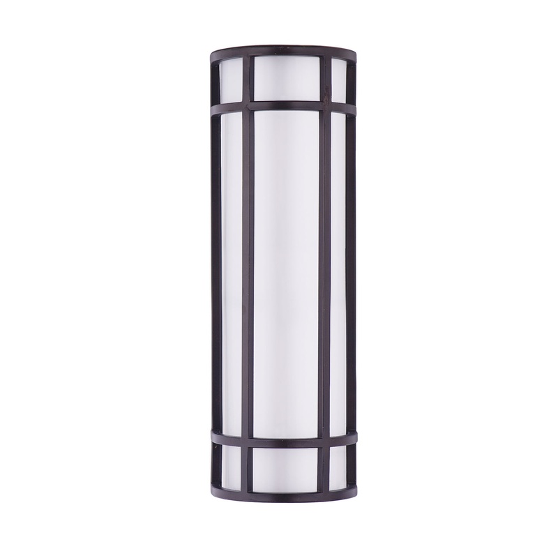 Maxim 55573WTBZ Moon Ray LED Outdoor Wall Sconce, Bronze