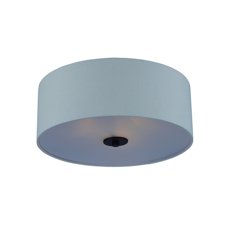 Maxim 10010OMOI Bongo Three Light Flush Mount, Oil Rubbed Bronze