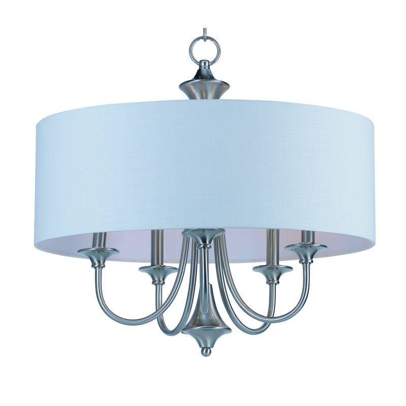 Maxim 10015WLSN Bongo Five Light Pendant, Satin Nickel