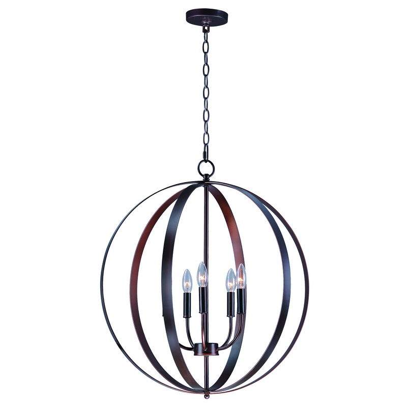 Maxim 10032OI Provident Five Light Chandelier, Oil Rubbed Bronze