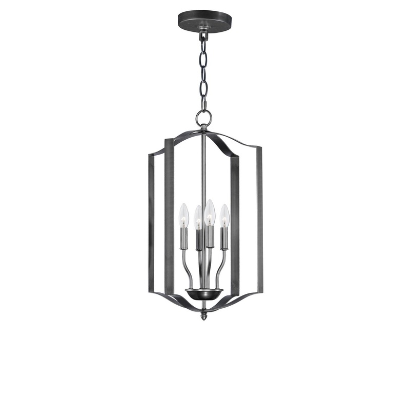 Maxim 10036BK Provident Four Light Chandelier, Black