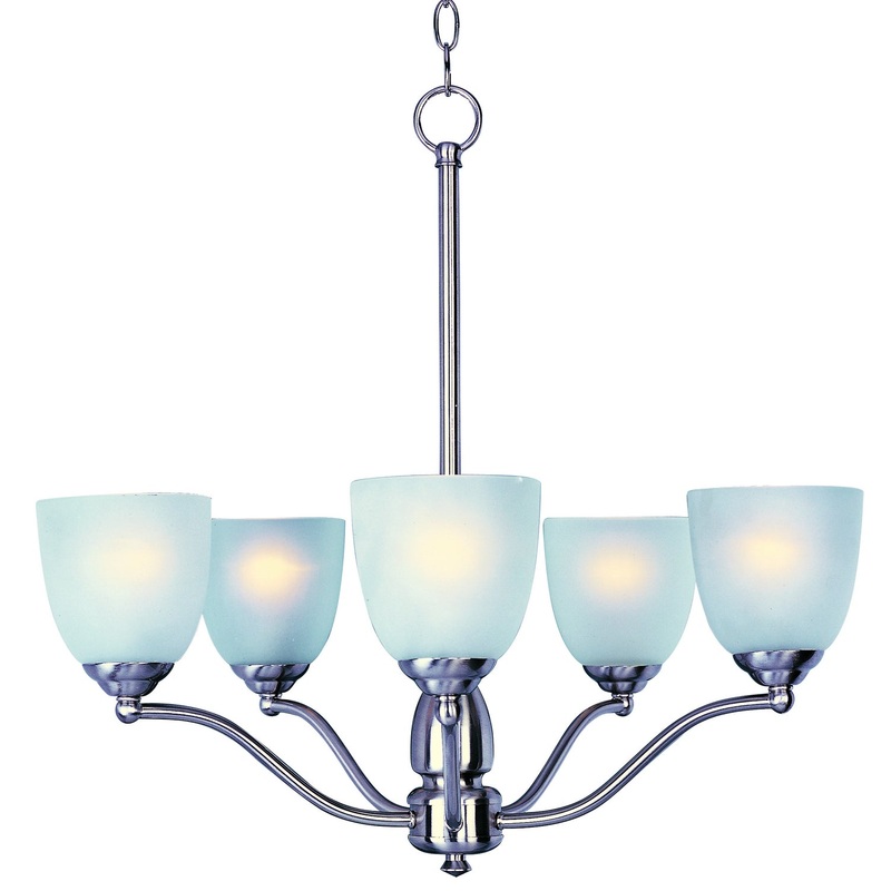 Maxim 10065FTSN Stefan Five Light Chandelier, Satin Nickel