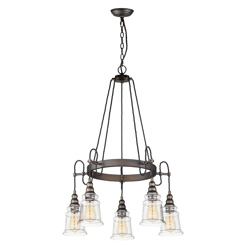 Maxim 21575HMOI Revival Five Light Chandelier, Oil Rubbed Bronze