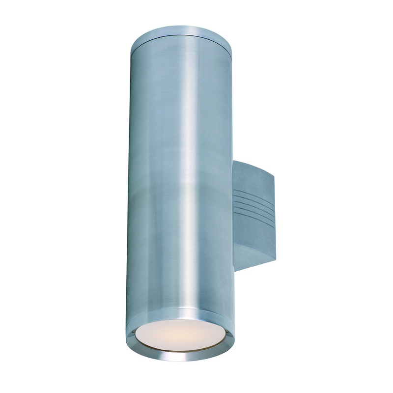 Maxim 86102AL Lightray LED LED Outdoor Wall Sconce, Brushed Aluminum