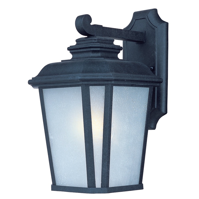 Maxim 3343WFBO Radcliffe One Light Outdoor Wall Lantern, Black Oxide