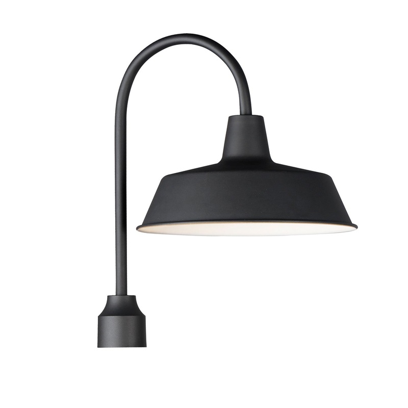 Maxim 35010BK Pier M One Light Post Lantern, Black