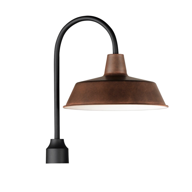 Maxim 35010EBBK Pier M One Light Post Lantern, Empire Bronze / Black