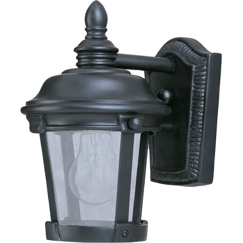 Maxim 40096CDBZ Dover VX One Light Outdoor Wall Lantern, Bronze