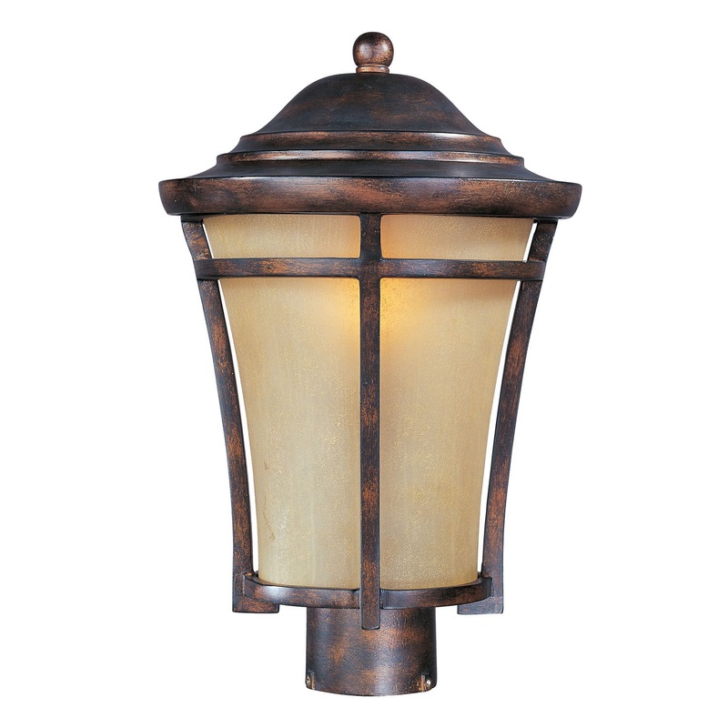 Maxim 40160GFCO Balboa VX One Light Outdoor Pole/Post Lantern, Copper Oxide