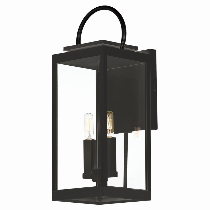 Maxim 40316CLBK Nassau Vivex One Light Outdoor Wall Sconce, Black